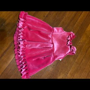 Genuine kids by OshKosh- Pink Velvet Dress